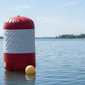 Bouées flottantes en PVC sur mesure Anjie, grande bouée cylindrique gonflable pour rivière, marqueur aquatique, capacité 100-500 kg, usage commercial - Product Image 3