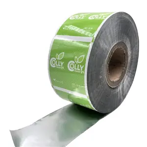 Custom Holographic Polymer Makanan Opp Ketchup Plastic Packaging Bag Roll Film Bopp Film for Printing