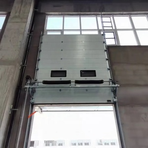 <span class=keywords><strong>Porte</strong></span> de <span class=keywords><strong>Garage</strong></span> Industrielle <span class=keywords><strong>Coulissante</strong></span> Extérieure en Acier Sectionnelle Relevable de Haute Qualité - Product Image 6