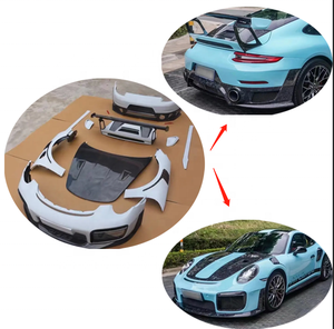 Kit de cuerpo de fibra de carbono Gt2 <span class=keywords><strong>Rs</strong></span>, para <span class=keywords><strong>Porsche</strong></span> 911 991 991,1 991,2, Kit de conversión actualizado - Product Image 1