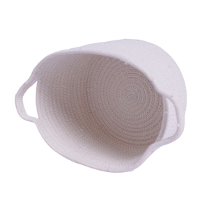 Panier de rangement en coton tissé entièrement naturel SPYRO à prix bas, très vendu - Product Image 4