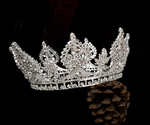<span class=keywords><strong>Couronne</strong></span> de perles en cristal pour bébé fille, scintillante, bandeau pour nouveau-né, diadème mince, nouvelle collection - Product Image 6