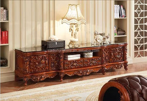 Design classico di lusso salotto <span class=keywords><strong>Tv</strong></span> stand in legno puro intagliato a mano <span class=keywords><strong>Tv</strong></span> stand di alta qualità europeo <span class=keywords><strong>tv</strong></span> tavolo - Product Image 2