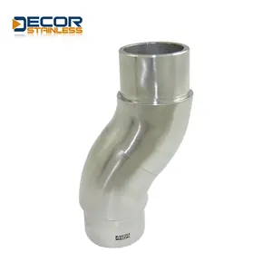 China manufacturer Wholesale 316 Hardware products Pipe Connector Curved