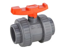 Offre Spéciale traitement de l'eau cpvc pvc plastique True Union vanne à bille Double union vanne à bille