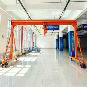 Grue <span class=keywords><strong>portique</strong></span> mobile réglable <span class=keywords><strong>et</strong></span> compacte, capacité de levage 0,5-50 tonnes, avec commande au sol <span class=keywords><strong>et</strong></span> à distance - Product Image 3