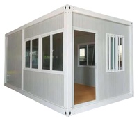 Casa Prefabricada Plegable de 2 Pisos, Pequeña, Económica, Lista para Habitar, Mini Villa Modular de Lujo con Dormitorio