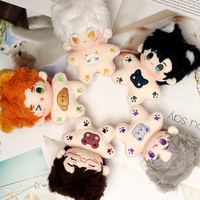 Porte-clés personnalisé Kpop 10 cm en coton PP écologique, mini poupée en peluche, personnage de dessin animé, pour sac à main et décoration intérieure
