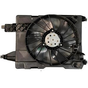 OE #   7701054967 7701057254 <span class=keywords><strong>Ventilateur</strong></span> de refroidissement du moteur de voiture Radiateur 12V DC Moteur de condenseur Ensemble de carénage pour RENAULT MEGANE Pièces automobiles - Product Image 1