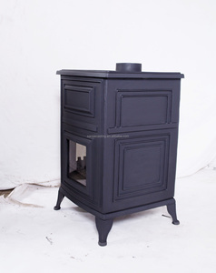 Wood <strong>Fire</strong> Stove Factory Direct Selling Cast Iron Black Freestanding Wooden Fireplace <strong>Fire</strong> <strong>Indoor</strong> Wholesale BSC307 - Product Image 3