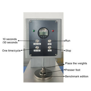 Digitales LCD-Dickenmessgerät nach ISO 5084 für Vliesstoffe und Textilien, 1 Jahr Garantie, 25 kg - Product Image 3