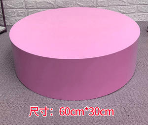 Exhibidor de Ropa para Tienda de Novias, Soporte de Piso para Probador y Modelaje, Pedestal Redondo para Fotografía - Product Image 5