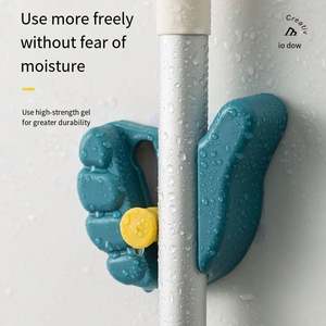 <span class=keywords><strong>Enan</strong></span> pince crochet salle de bain mur cintre multi-fonctionnel vadrouille pince nouveauté crochets collants - Product Image 3