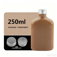 Bouteilles de thé froid de 250 ml, 350 ml, 500 ml avec filtre, bouteilles de thé au lait jetables en PET, bouteilles de jus, portables