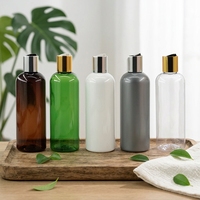 Bouteille vide pour shampoing pour chien, faible MOQ, 150ml 200ml 250ml, en plastique transparent de qualité alimentaire, flacon souple, étiquette personnalisée