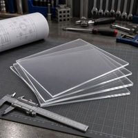 Planche acrylique anti-âge résistante aux UV et à la chaleur, qualité alimentaire, ignifuge, épaisseur 0,8-50 mm, taille personnalisable