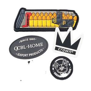 Étiquettes de vêtements écologiques personnalisées avec pli final, fabriquées par un fabricant designer, étiquettes de marque 3D pour vêtements - Product Image 3