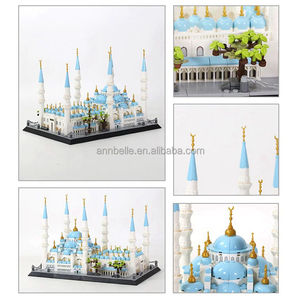 1129 Piezas <span class=keywords><strong>de</strong></span> Bloques <span class=keywords><strong>de</strong></span> Plástico ABS, Réplica <span class=keywords><strong>de</strong></span> la Mezquita Azul <span class=keywords><strong>de</strong></span> Turquía, Excelente Calidad, Regalo para Ramadán, Mercado Islámico, Regalo Musulmán para Eid - Product Image 6