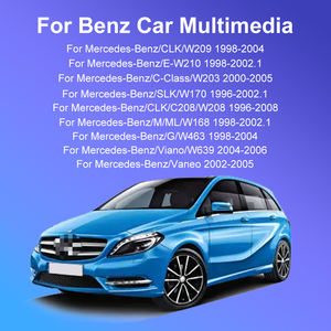 TOPSOURCE 2 + 32G 4 + 64G 7 pulgadas 2 Din Android 11 1024*600 coche DVD GPS de navegación con WIFI para Benz W203 - Product Image 3