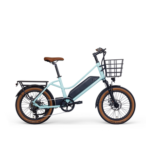 Bicicleta Eléctrica Urbana <span class=keywords><strong>EZREAL</strong></span> de 350W, 20 Pulgadas, Motor Trasero, 36V, Vehículo de Reparto Electrónico Inteligente, Batería Integrada de 14Ah - Product Image 6
