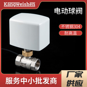 Vanne à boisseau électrique Converse DN20 PN25 filetée en acier inoxydable 304 AC220V pour le contrôle de l'eau, de l'air et de l'huile - Product Image 4