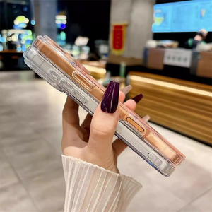 เคสแม่เหล็กไร้สายสำหรับ iPhone 17 Pro Max MOQ ต่ำ 5-20 ชิ้น วัสดุ TPU PC, เคสสีขาวสำหรับ iPhone 17 Pro - Product Image 5