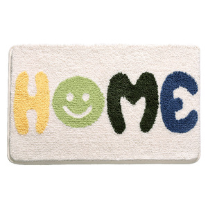 Alfombra de Baño Moderna de Diseño Simple, Antideslizante, con Alta Absorción de Agua, para Puerta de Baño - Product Image 1