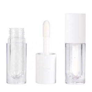 หลอดบรรจุภัณฑ์ลิปกลอสสีม่วง เหลือง ชมพู น้ำตาล แบบใส พร้อมหัวแปรงขนาดใหญ่ สำหรับขายส่ง - Product Image 2