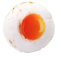 hot sales novelty egg 3D digital rubber dog toys for pet