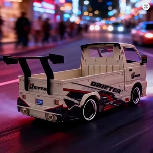 WPL NOUVEAU SJY-D14s Voiture RC de drift sans balais en métal, 4x4 tout-terrain, mini-camion prêt à l'emploi, 2 canaux, portée 30m, haute vitesse - Product Image 4