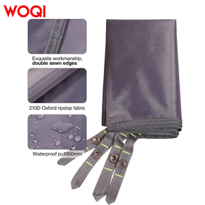 WOQI Bâche de camping multifonctionnelle et imperméable Tente de pêche compacte et légère pour la <span class=keywords><strong>randonnée</strong></span>, <span class=keywords><strong>hamac</strong></span> de mouche de <span class=keywords><strong>pluie</strong></span> pour les aventures en plein air - Product Image 3