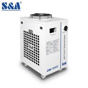 S & A CW-5300DH 110V 1/Air hava soğutmalı makine Recirculating su CNC mili Chiller fiyat