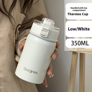 2025 última taza aislada al vacío Simple de acero inoxidable 316 para hombres y mujeres compartimentos de té portátiles para estudiantes de alto valor - Product Image 6