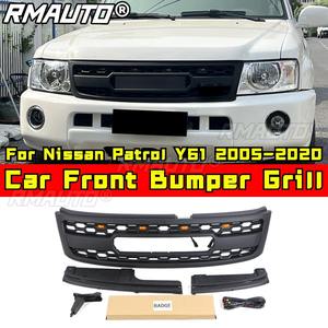 Pour Nissan Patrol Y61 2005-2020, calandre avant de voiture, calandre de course, kit carrosserie, accessoires de voiture - Product Image 1