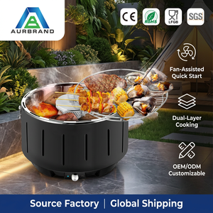 Parrilla Portátil Multifuncional de Carbón para Asar, con Bandeja para Hornear, para Acampar al Aire Libre y Cocinar en la Mesa - Product Image 1