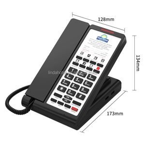 <span class=keywords><strong>Téléphone</strong></span> <span class=keywords><strong>fixe</strong></span> filaire ABS pour chambre d'hôtel, modèle basique pour bureau, le plus vendu - Product Image 3