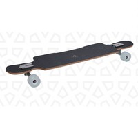 Longboard 39x9.32 pouces Hard Rock Canadian Maple Skateboard pour Freeride Freestyle Downhill AQ1315