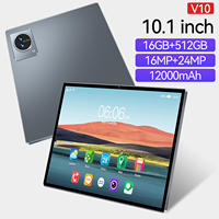 Tablet PC Android Kustom V10 Pro 5G Laris Manis Harga Terjangkau Tablet Gaming & Edukasi Dengan Dual Kartu & Prosesor MTK Baru