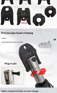 Outils de <span class=keywords><strong>plomberie</strong></span>, <span class=keywords><strong>pince</strong></span> à sertir pour tuyaux <span class=keywords><strong>PEX</strong></span>, <span class=keywords><strong>pince</strong></span> à pression hydraulique MEC-1550 Pro, outil de sertissage hydraulique pour cuivre - Product Image 2