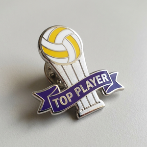 Badges personnalisés en émail dur, mignons, de marque, sur le thème du sport (tennis de table, basketball, football, <span class=keywords><strong>golf</strong></span>), en alliage de zinc, avec <span class=keywords><strong>carte</strong></span> de support - Product Image 4