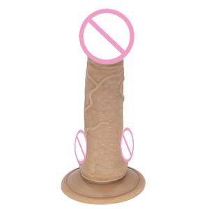 Mainan Seks Panas Sampel Gratis Penis Buatan Pria Gambar Penis Besar Alat Kelamin Pria Realistis Dildo Seks untuk Wanita - Product Image 2