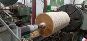 Yüksek Dayanımlı Endüstriyel Poliüretan PU Rulo Kauçuk Kaplamalı Konveyör Tahrikli Rulo Konveyör - Product Image 3