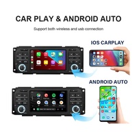 Reproductor de DVD para Auto Jiawell de 7 Pulgadas con Pantalla IPS de 4 Núcleos, WIFI, GPS, Android 2 Din, Estéreo para Auto, Audio para Jeep Cherokee 2002-2007