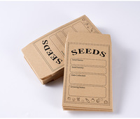 Enveloppes personnalisées en carton kraft brun pour sachets de graines, enveloppes cadeaux non remplies, paquets d'enveloppes auto-adhésives rustiques pour emballage de graines