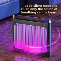 Lampe anti-moustiques électrique UV rechargeable 390nm, tue-insectes bionique au CO2, piège à mouches silencieux, lumière anti-insectes pour intérieur et extérieur