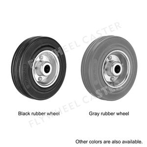 ล้อยางอุตสาหกรรมขนาด6นิ้ว80/<span class=keywords><strong>100</strong></span>/125/160/200มม. ทำจากเหล็กขอบล้อสำหรับงานหนักขนาดกลางชนิดยุโรป - Product Image 3