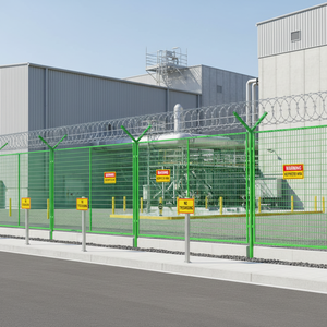 Alambre de púas para cercas de aeropuertos/cárceles, postes tipo Y, barandas de protección, antiescalada, resistente al viento, redes protectoras resistentes a la corrosión - Product Image 6