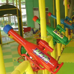 Área de jogo infantil, macia para crianças, área interna, parcos de diversões, cannão, bola, jogo de blaster, atacado