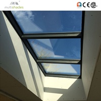 MULTISHADES Fenêtre de toit télécommandée avec batterie de secours assurant le fonctionnement en cas de panne de courant pour une ventilation continue