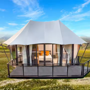 Hébergement de luxe Hôtel Tente Cabines Terrasses Fournisseur Fabriqué en <span class=keywords><strong>fibre</strong></span> de <span class=keywords><strong>verre</strong></span> de carbone pour le glamping en plein air - Product Image 2